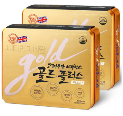 고려은단 비타민C 골드 플러스 + 쇼핑백, 240정, 2개