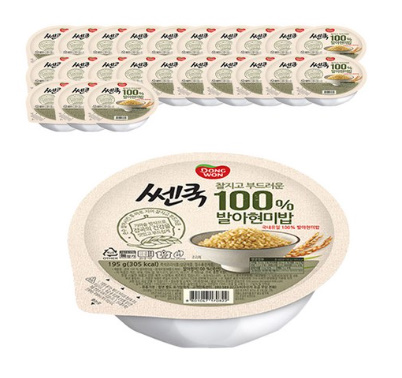 동원 쎈쿡 100% 발아현미밥, 195g, 24개